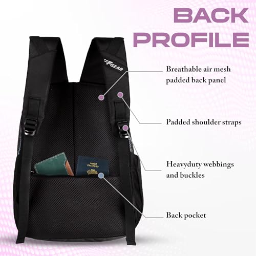 Image of F Gear Noxe 10L Daypack | Compact, Durable & Lightweight Small Backpack | 1 Compartment /1 Pocket | Water Resistant Bag | Stylish & Comfortable | Ideal for College, School, Travel & Daily Use