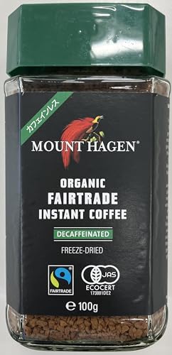 Mount Hagen マウントハーゲン オーガニック フェアトレード カフェインレスインスタントコーヒー100g の商品画像 5