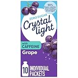 Crystal Light Grape Drink Mix, 10 Count per pack, 1.1 Ounce