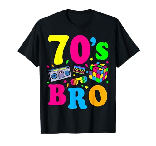 This Is My 70-s Bro Costume T-Shirt 60's 70's Party Tee T-Shirt