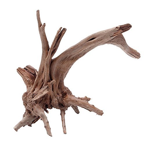 BIEE,Madera Natural Árbol de Madera Tronco Acuario Fish Tank Planta Decoración Tronco de Madera Natural Madera de Deriva, Decoración o Adorno para Acuario o pecera Madera(15-20cm)