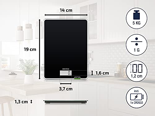 Soehnle Page Compact, Digitale Keukenweegschaal, Zwart - Image 7