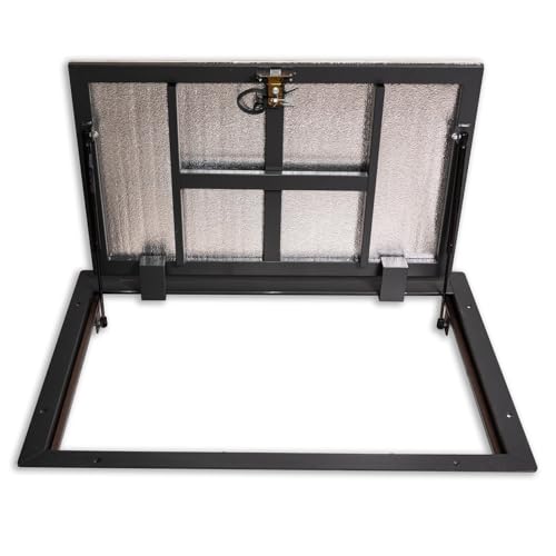 Trampilla Para el Suelo - 700 mm x 800 mm - Trampilla de Suelo - Tapa de Pozo - Pozo de Inspección - Las Juntas Especiales Protegen Contra la Humedad y Los Olores Extraños