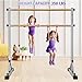 FC FUNCHEER Adjustable Ballet Barre,Portable Dance bar,Fitness Equipment for Dance & Balance Excercise,Super Sturdy for Balance Workout,Weight Limit 250 LBS