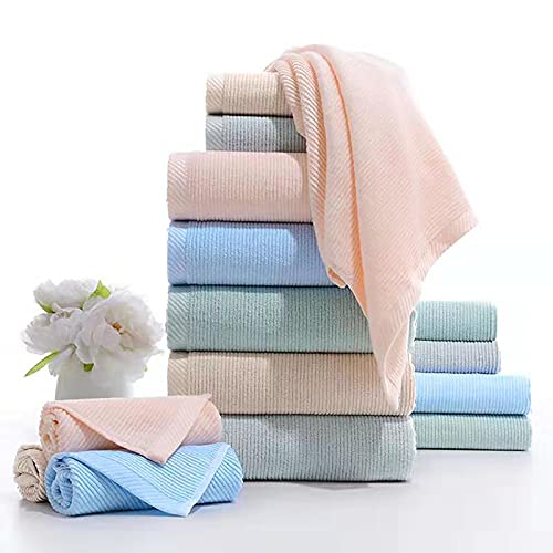 Serviette de bain très absorbante vert en fibre douce premium