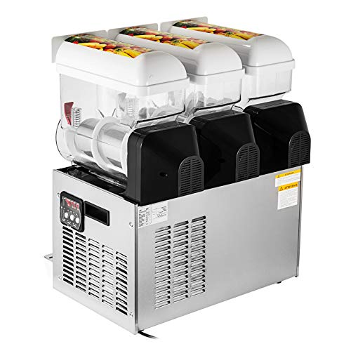 Moracle 3 x 15L Slusheis Maschine 500W/600W Slush Maker kommerziell Slush Ice Machine Slush Eismaschine Frozen Drink (3… – Bild 6