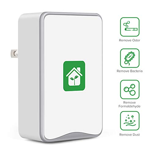 Plug-in Air Purifier, Air Purifiers for Home, Air Purifier No Filter Portable Household