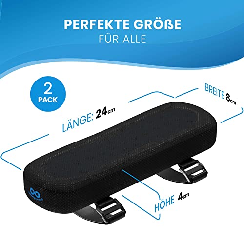 Waschbare Armlehnen-Polster - Extra Weiche Ellbogenauflagen Für Gaming-Stühle & Bürosessel