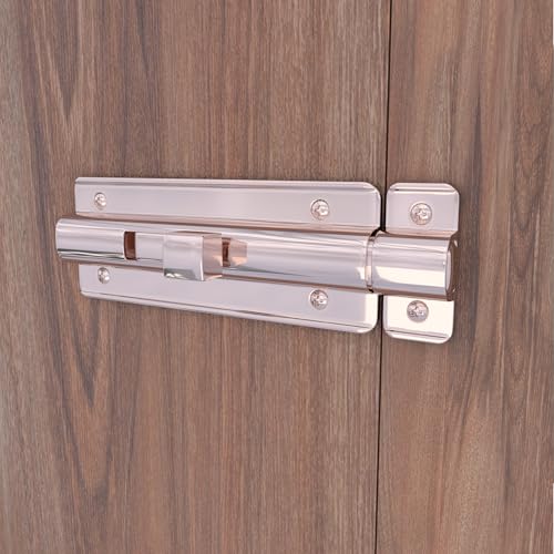 Image of Boniry Premium Heavy Duty Door Latch | Door Stopper Lock | Main Door High Security and Home and Office Doors for Wooden and PVC Door Latch (4, Matt)
