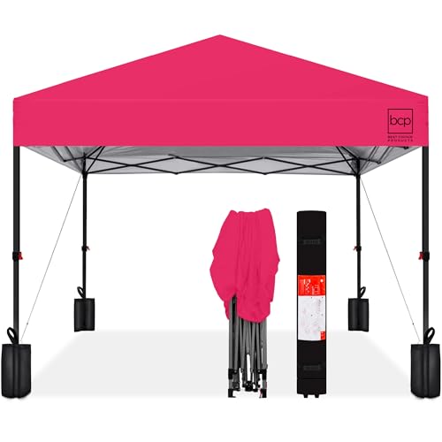 Best Choice Products 8x8ft Pop Up Canopy Tent, Outdoor...