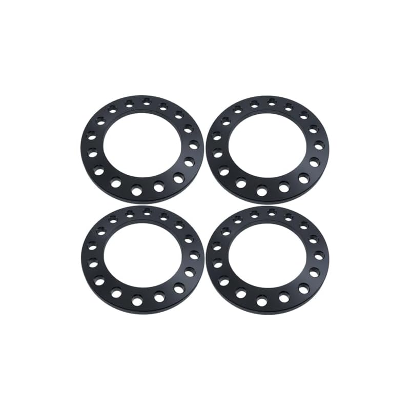 Pafitcos-4Pc-12-8X170-Wheel-Spacers-8-Lug-Flat-Billet-Spacer-Fits-8Lug-Black 418+x10uycl. sl500 . ss800