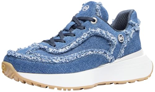 Michael Kors Women's Ari Trainer, Denim, 8