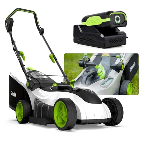 Gtech CLM50 Cordless Lawnmower | Powerful 48V Lithium Battery with 40 Mins Runtime | 42cm Cutting width | 50L Grass Box