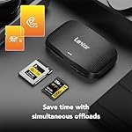 Lexar Professional CFexpress Type B / SD USB 3.2 Gen 2 Reader, Transfer Speeds Up To 10Gbps, Designed for CFexpress Type B and SD Cards (LRW520U-RNBNG) - Image 4