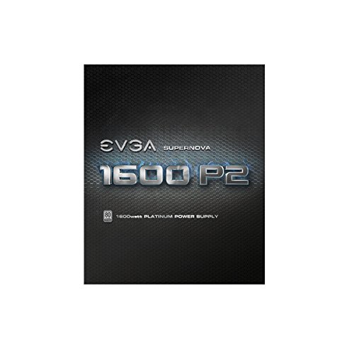 Image of EVGA Supernova 1600 P2 80+ Platinum, 1600W ECO Mode Fully Modular NVIDIA SLI and Crossfire Ready 10 Year Warranty Power Supply 220-P2-1600-X1