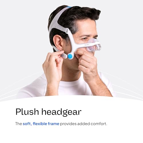 Image of ResMed AirFit /AirTouch N20 Headgear,CPAP Replacement Headgear (Frame System & Nasal Cushion Not Included), Large Blue