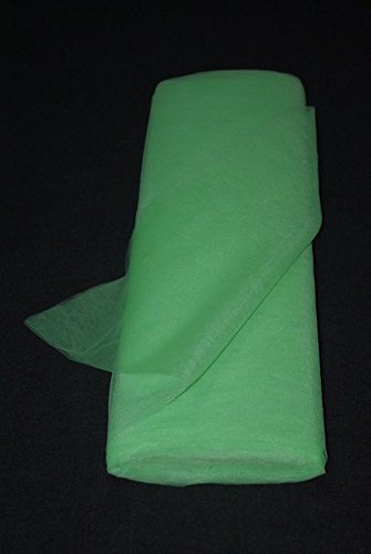 Générique Tulle souple mariage VERT ANIS grande largeur 300 cm au metre deco robe tutu