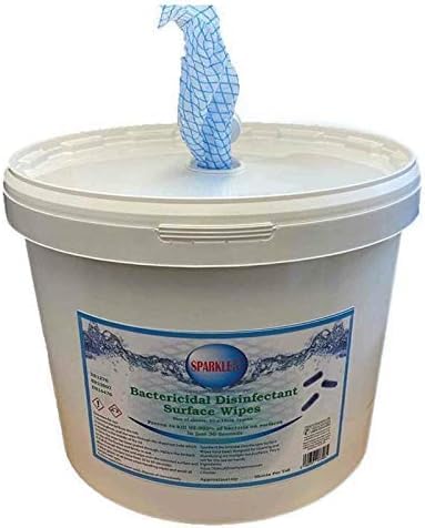 Image of We Can Source It Ltd – Wipes Large Tub Antibacterial Disinfectant Wipes with Fresh Scent – Ideal for Surface Cleaning & Commercial Use – Secure Lid and Easy Pull System - 1000 count