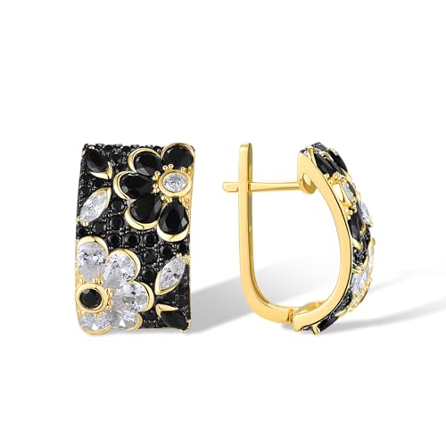 Santuzza 14K Gold Plated Sterling Silver Dragonfly Butterfly Earrings2