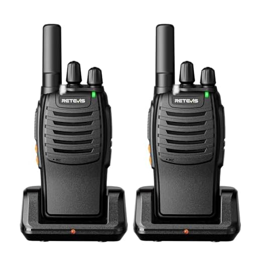 Retevis H-777 Two Way Radio Rechargeable 16CH 2 Way Radio Portable Outdoor Long Range Walkie Talkies with LED Flashlight Radios(Black, 2 Pack)