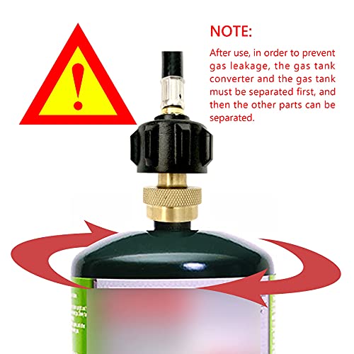 Ninglebro Heavy-Duty Propane Torch Weed Burner, High Output 500,000 Btu, Weed Torch Bar, With Turbo Trigger Electronic Button Igniter And 9.8 Feet Safety Hose, With Fuel Tank Converter #TOP6