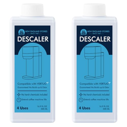 Nespresso Compatible Descaling Solution, 2 Years 8 Total Uses Descaling Kit. Effectively Remove...