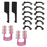 * 3 pares vienen en 1 juego Homyl 6 Par de Corrector Elevador Rectificador Belleza Negro Puente Nariz 3D