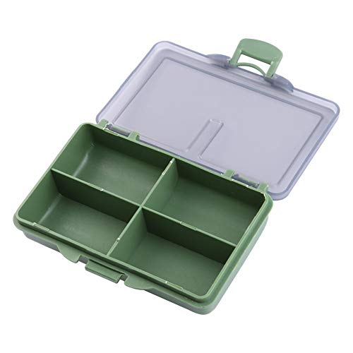Ganchos de peixe limpos de plástico para pesca recipientes de iscas caixa de armazenamento organizad