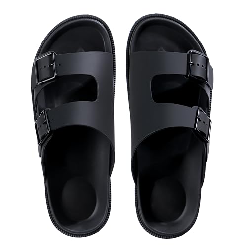 BEMGNAR Men's Comfort Slides with Arch Support - Adjustable Buckle Straps & Lightweight EVA Footbed - image 4