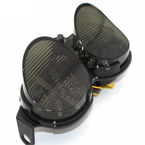 Intermitente tailight para YZF R6 2001 2002 con luces de freno trasero y lámpara integrada
