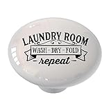 Laundry Repeat Drawer/Cabinet Knob by Gotham Decor