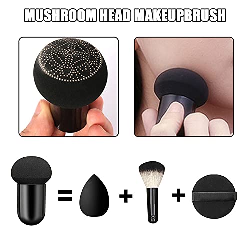 Hinbest Cogumelo Head Air Cushion BB Cream Face Makeup Corretivo fosco de longa duração