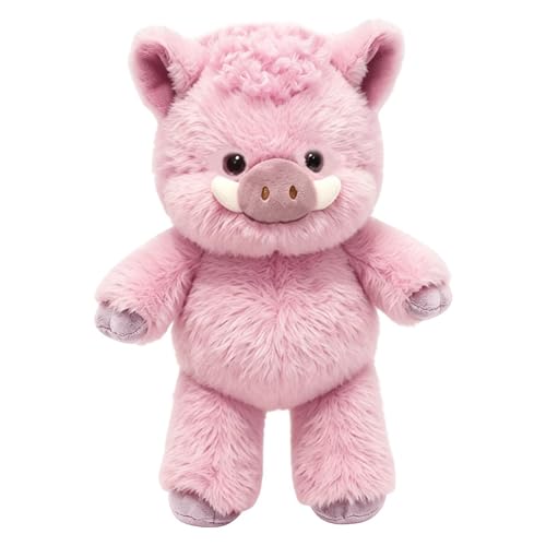 Peluche sanglier qui court de collection : cochon en coton tout doux
