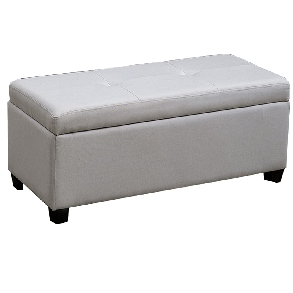 Tabouret à langer déhoussable et lavable avec coffre à bascule