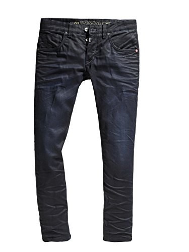 Timezone Herren EduardoTZ Jeanshose, Schwarz (indigo black wash 3980),...