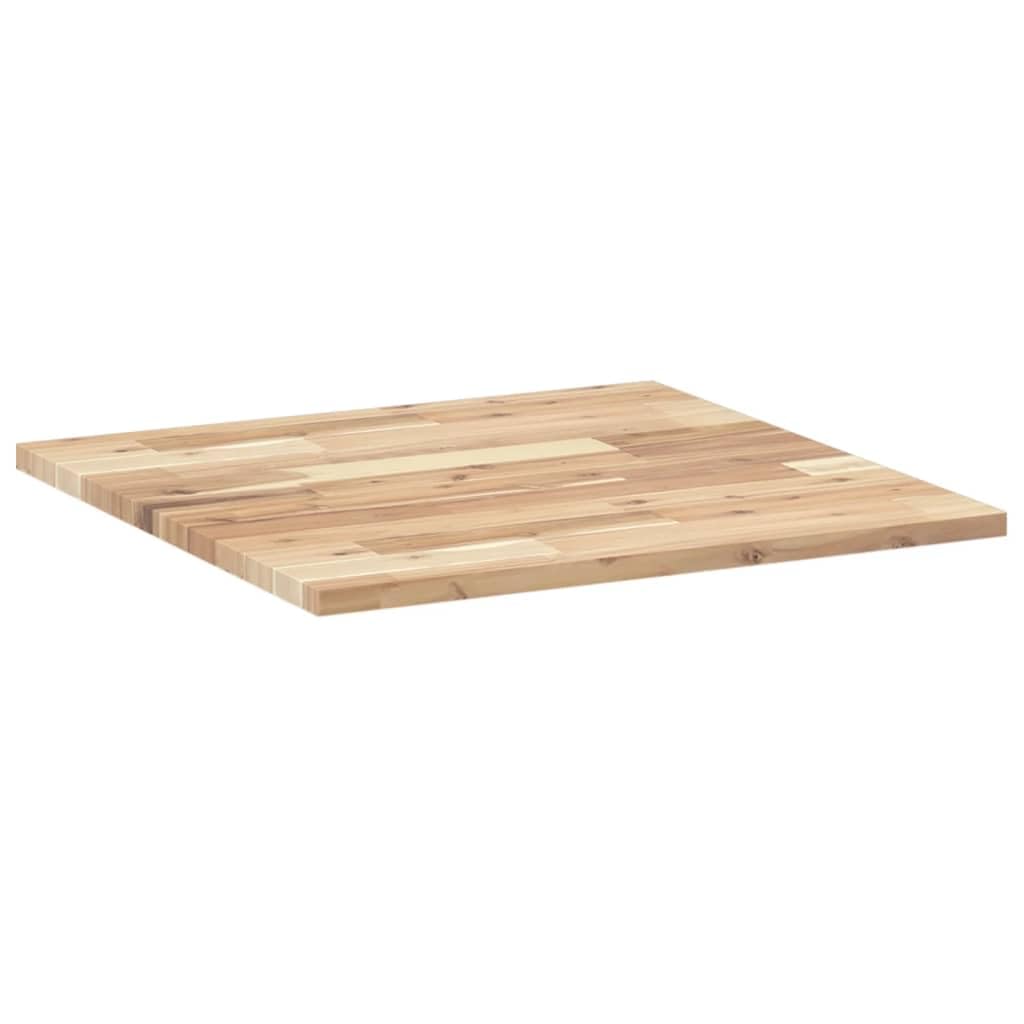 vidaXL Tablero de Mesa Cuadrado Madera Maciza de Acacia 60x60x2 cm, Tablero de Mesa de Repuesto, Tablero de Mesa Cuadrado, Tablero de Mesa Cuadrada
