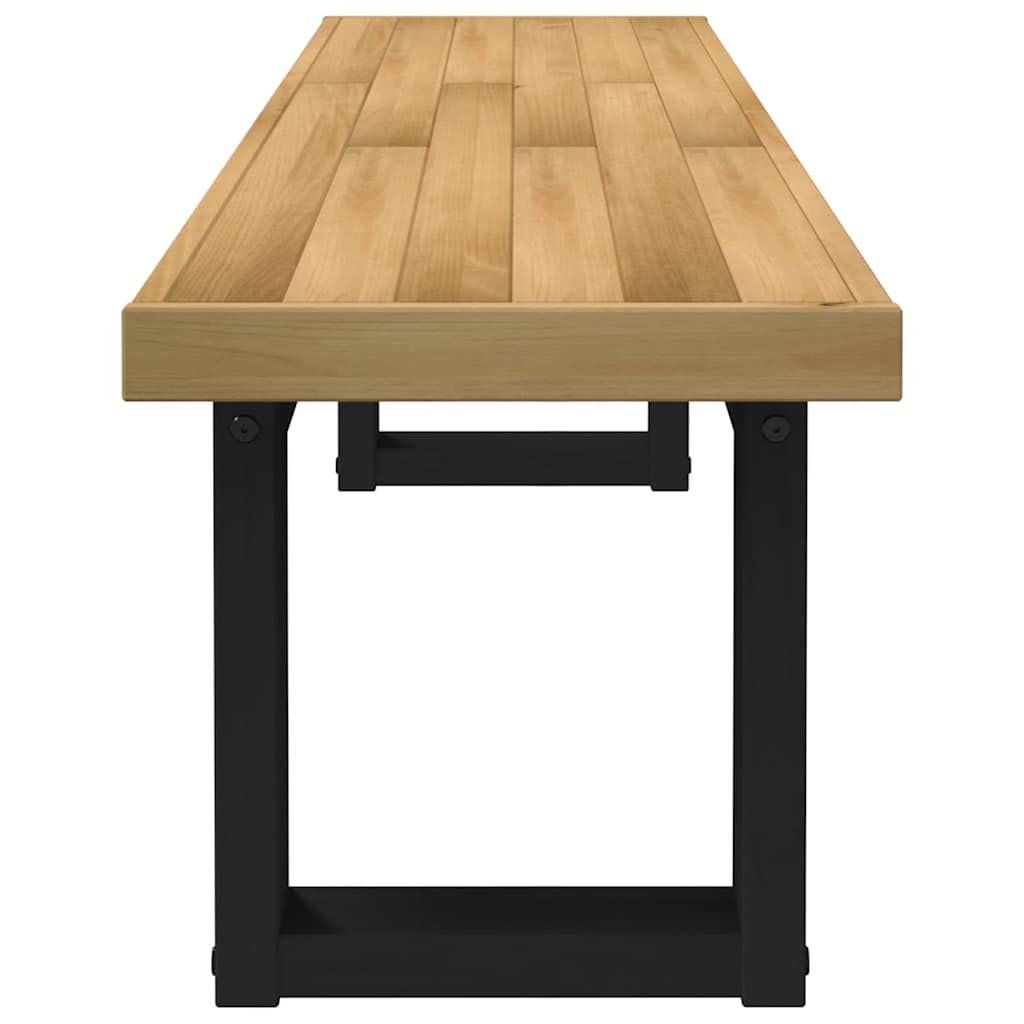 Banc à manger NOAIN pieds en forme de U 180x40x45 cm massif pin