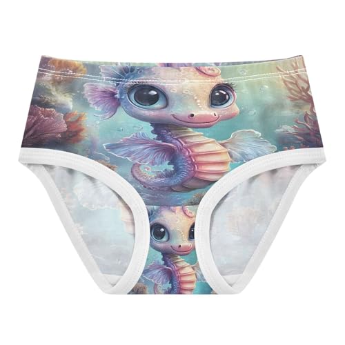 Colorful Cute Seahorse Toddler Girls's Underwear 2T 202b8730