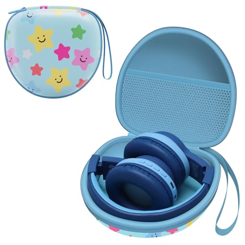 Housse de casque pour enfants pliable voyage et école motif étoile