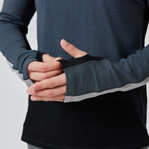 Men's Crew-Neck Pullover Pullover Long-Sleeved Color-Matching Sweatshirt Light4