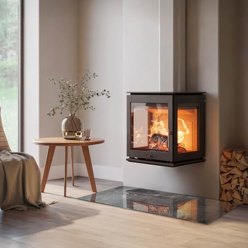 Placa impermeable de chimenea 120x60 cm y revestimiento de suelo 4