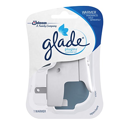 Glade PlugIns Refills Air Freshener Starter Kit, Scented and Essential Oils for Home and Bathroom, Clean Linen, 4.02 Fl Oz, 2 Warmers + 6 Refills