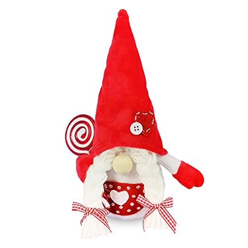 xiuginFU Paar Kerst Gnome Kerstman Handgemaakte Pluche Zweedse Doll Kawaii Vakantie Cadeau voor Kerstdecoratie voor… - Image 5