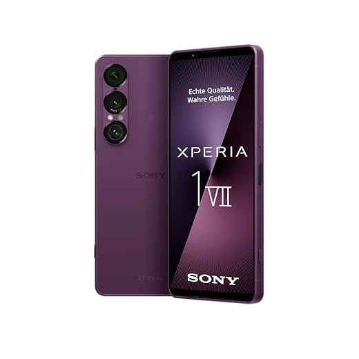 Sony Xperia 1 VII - 6,5" 19,5:9 FHD+ HDR OLED 120Hz, Dreifachobjektiv mit Ultraweitwinkel-Objektiv, 3,5mm Audio, Android 15, IP65/68, Dual SIM, Orchid Purple