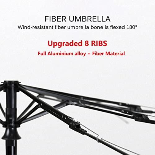 Hannstar Kids Folding Travel Umbrella, Strong And Portable - Wind Resistant, Anti-Uv Compact Durable Umbrella , Auto Open/Close, Lightweight Backpack Cartoon Umbrella For Girls & Boys (Blue - Dinosaur) #TOP4