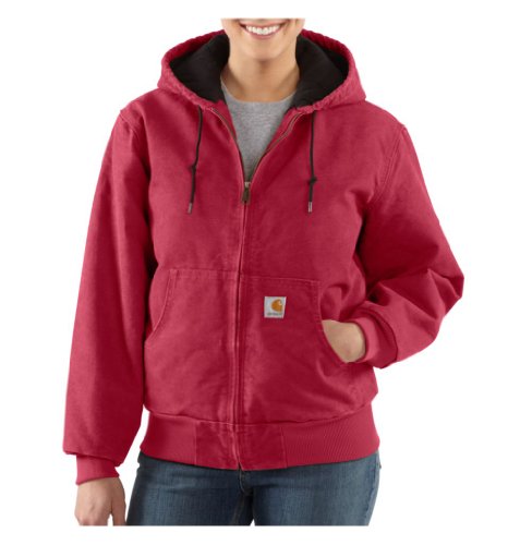 Carhartt Women's Sandstone Active Jac, Crab Apple, Medium Carhartt Women's Sandstone Active Jac, Crab Apple, Medium