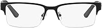 Vista 1 de Armani Exchange mens Ax1014 Rectangular Prescription Eyewear Frames Negro (black/Demo Lens)