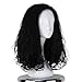 Miss U Hair Man Black Hair Wig Men Mullet 80s Cosplay Costume Wig Black Funny Wigs Halloween Party