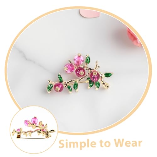 Vêtements d'automne broche persimmon unique épingle de sûreté mode - 6