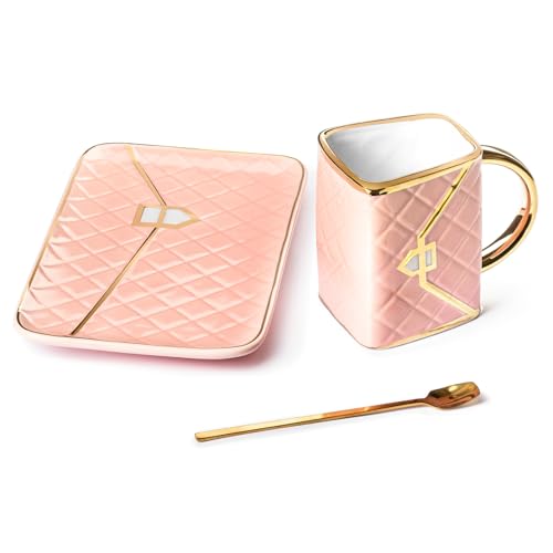 Ensemble céramique Deluxe rose vaisselle robuste et facile à nettoyer - 7